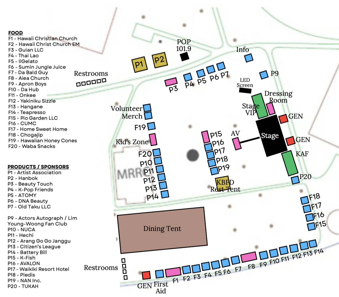 Korean Festival Map 2025